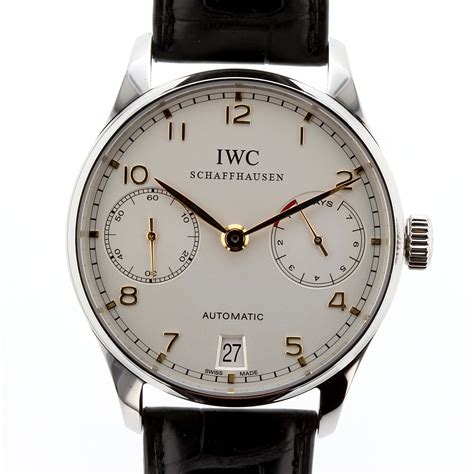 iwc portuguese 7 day|iwc 7 day power reserve.